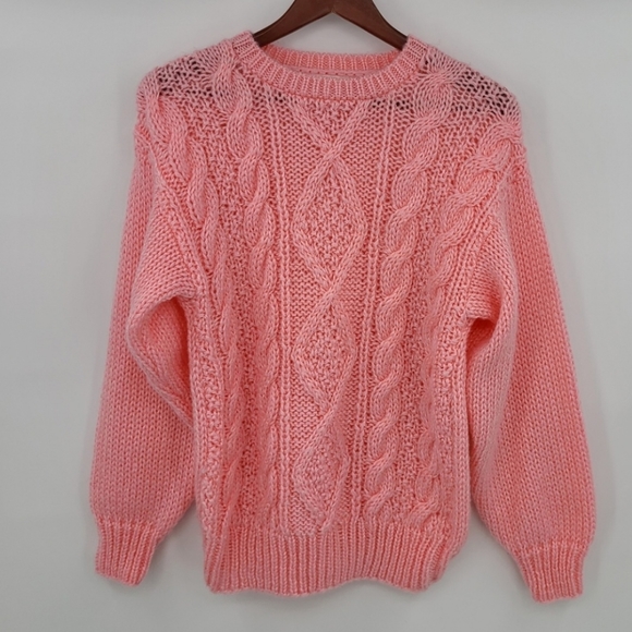 Vintage Sweaters - Vintage Hand Knit Sweater